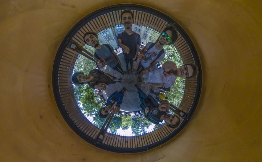 Students of Campus Creativo helped producing the game. 