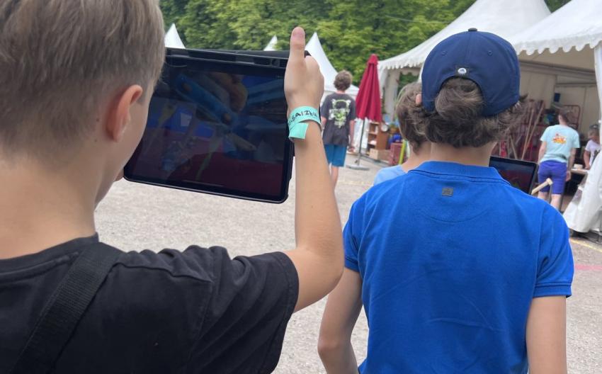 Die eigene Utopie wird in AR betrachtet