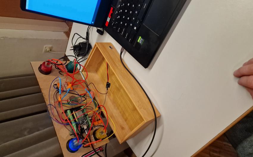 The box is ready for programming